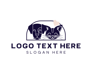 Veterinary - Dog Cat Animal Shelter logo design