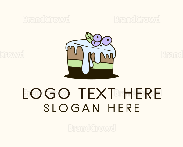 Blueberry Frosting Cake Logo