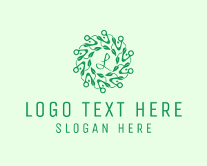 Natural - Eco Natural Organic Leaf logo design