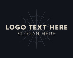 Gamer - Halloween Spider Web logo design