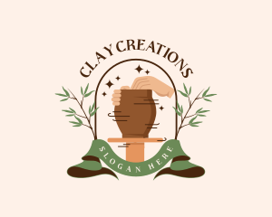 Pottery - Handmade Artisan Pottery logo design