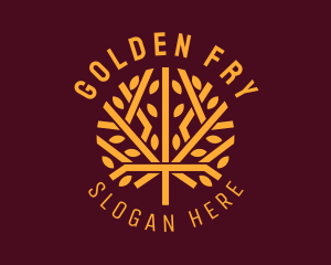 Golden Tree Landscaping  logo design