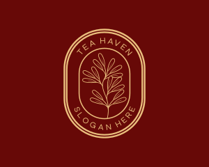 Luxury Organic Leaf Plant logo design