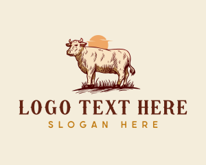 Bovine - Cow Farm Livestock logo design