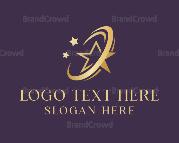 Star Swoosh Company Logo