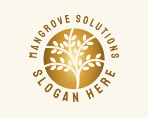 Mangrove - Nature Plant Wellness logo design