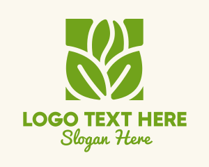 Tea Leaves - Organic Coffee Farm logo design