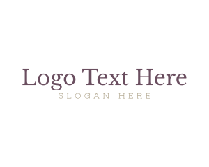 Serif - Upscale Minimalist Brand logo design