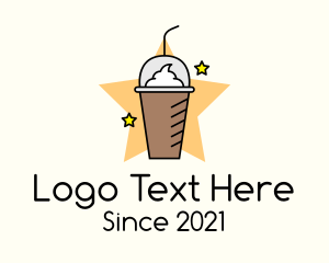 Cooler - Star Frappe Drink logo design