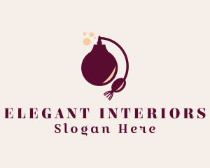 Scent Perfume Bottle logo design