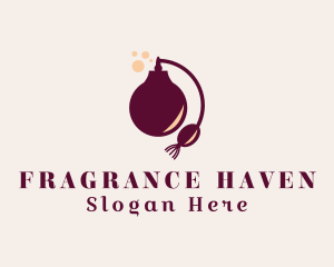 Scent Perfume Bottle logo design