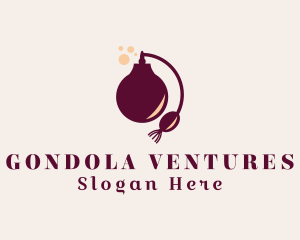 Scent Perfume Bottle logo design