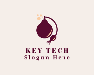 Scent Perfume Bottle logo design