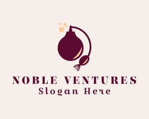 Scent Perfume Bottle logo design