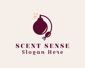 Scent Perfume Bottle logo design