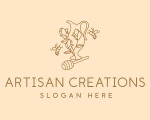 Artisan Pitcher Flower logo design