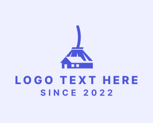 Violet - House Broom Cleaning logo design