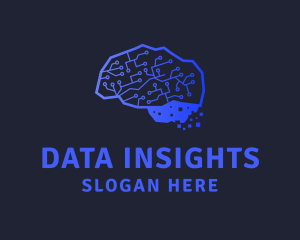 Brain Circuit Data logo design