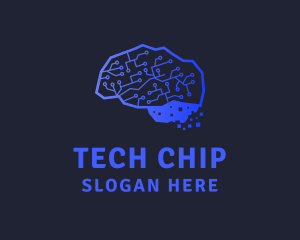 Brain Circuit Data logo design