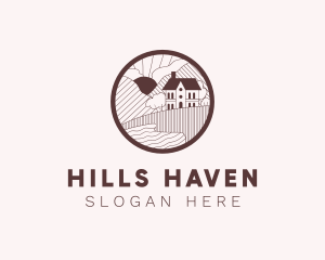 Countryside Residential Mansion logo design