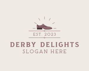 Derby - Leather Oxford Shoes logo design