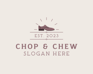 Shoe Repair - Leather Oxford Shoes logo design