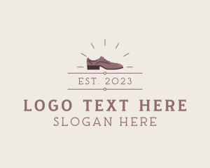 Leather Oxford Shoes Logo