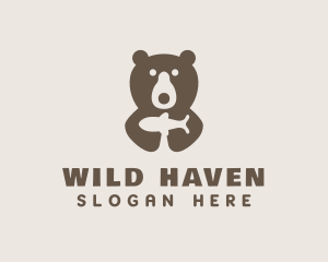 Wild Bear Fishing logo design