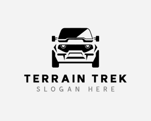 Car Driving SUV logo design