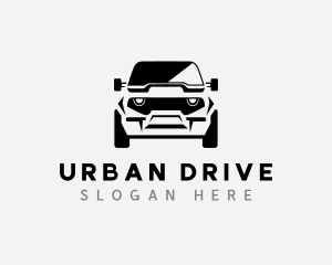 Car Driving SUV logo design