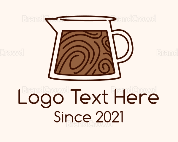 Brown Coffee Carafe Logo