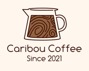 Brown Coffee Carafe logo design