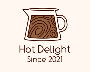 Brown Coffee Carafe logo design