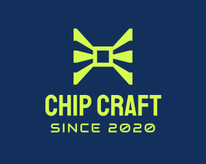 Chip - Digital Computer Microchip logo design