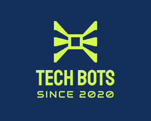 Robotic - Digital Computer Microchip logo design