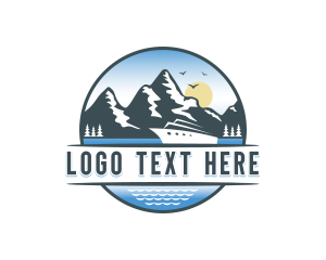 Boat Cruise Vacation Logo