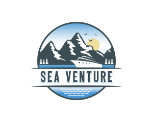 Boat Cruise Vacation logo design