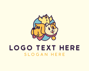 Kitty - Cute Animal Pet logo design