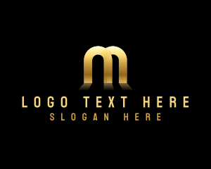 Office - Luxury Company Letter M logo design