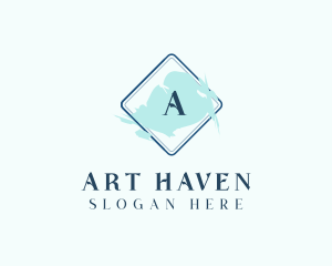 Watercolor Paint Cosmetics logo design