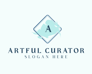 Watercolor Paint Cosmetics logo design