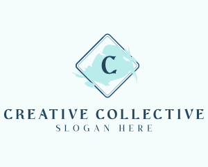 Watercolor Paint Cosmetics logo design