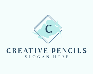 Watercolor Paint Cosmetics logo design