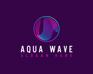 Audio Wave Equalizer logo design