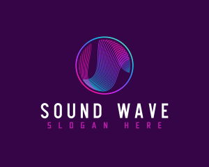 Audio Wave Equalizer logo design