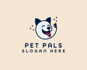 Puppy Dog Pet Care logo design