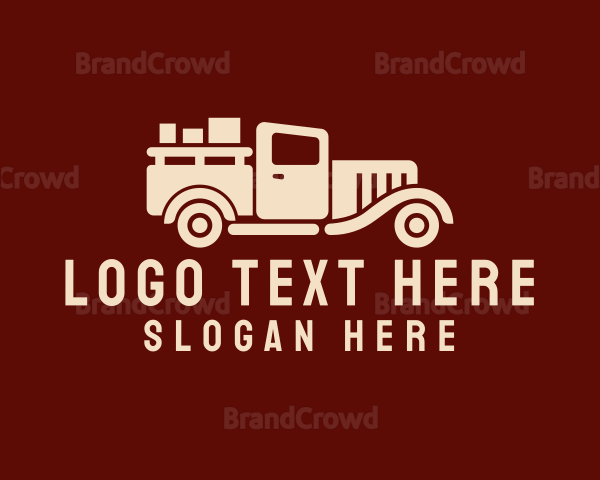 Farm Pickup Truck Logo