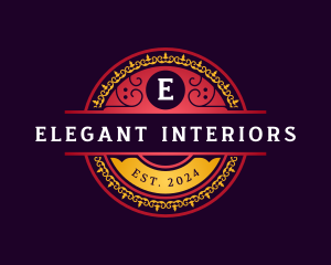 Luxury Decorative Badge logo design