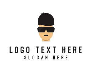 Badge - Geek VR Player logo design