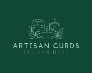 Artisanal Flower Candles logo design